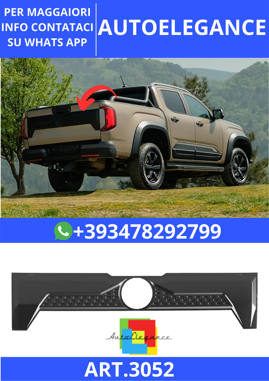 💫ART.3052 COPERTURE PORTELLONE POSTERIORE VW VOLKSWAGEN Amarok MK2 2022+💫
