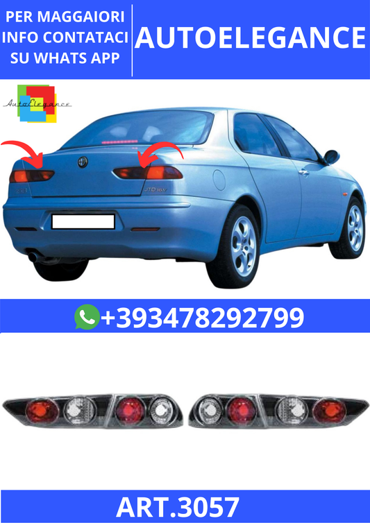 💫ART.3057 Set Fari Posteriori (sinistra e destra) Alfa Romeo💫