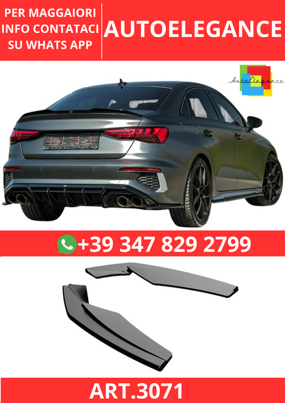 💫ART.3071 Flaps Laterali AUDI S3 / A3 S-Line 8Y ( Sedan ) 2020-2024💫