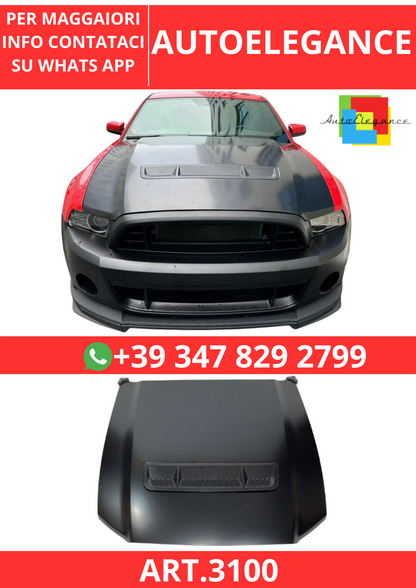 💫ART.3100 Cofano Ford Mustang 2010-2014 Look GT500 II Alluminio💫