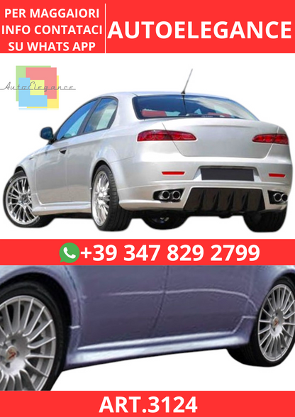 💫ART.3124 Minigonne Alfa Romeo 159 VETRORESINA💫