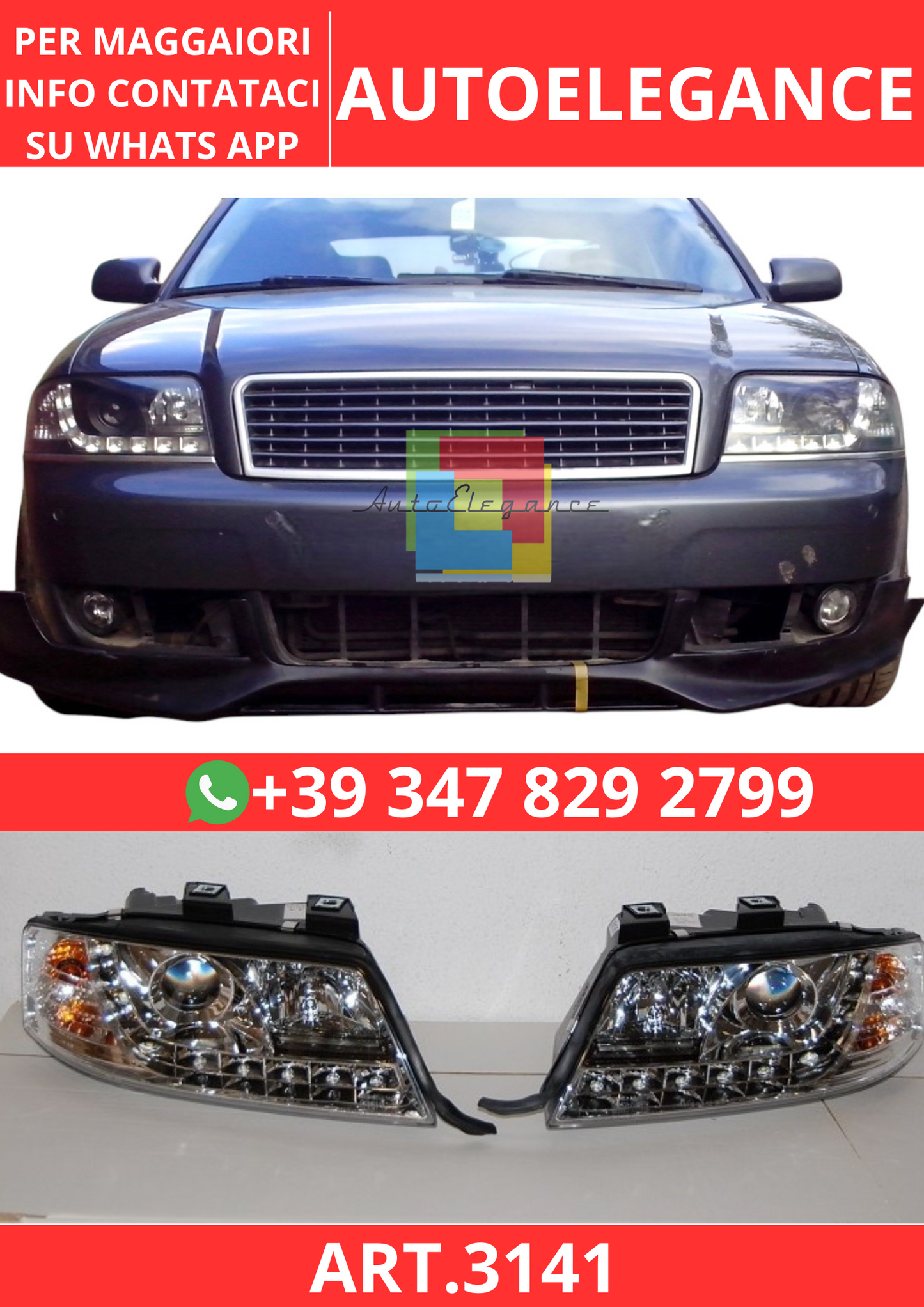 💫ART.3141 Fari Day Light Audi A6 C5 99-00💫
