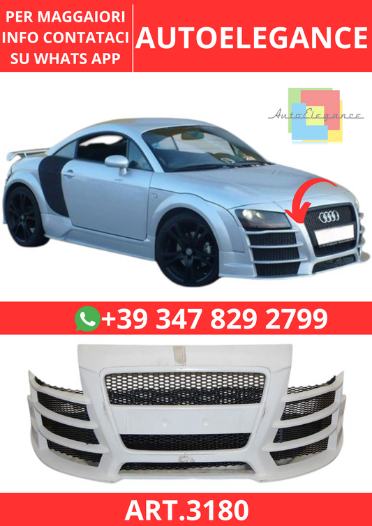 💫ART.3180 Paraurti Anteriore Audi TT 98-05 8N Tipo R8💫