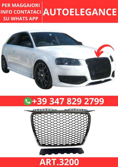 💫ART.3200 Audi A3 05-08 8P RS Cromato💫