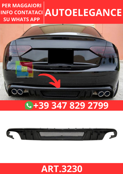 💫ART.3230 Diffusore Posteriore Audi A5 2.0 ST Sportback 4D 2010 Carbonio💫
