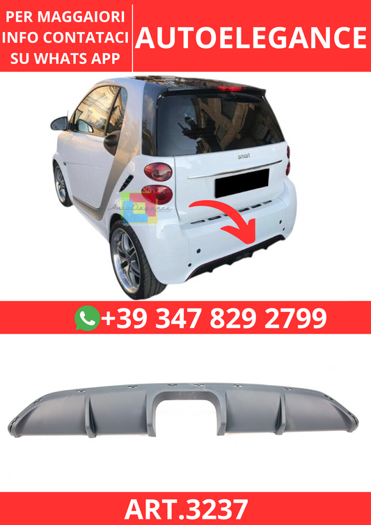 💫ART.3237 Diffusore per Smart Fortwo (451) Coupe Cabrio (2011-2014) 💫