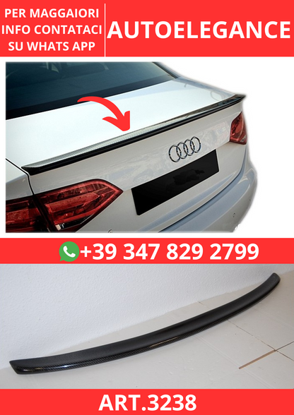 💫ART.3238 Spoiler Carbonio Audi A4 B8 2008-2015 💫