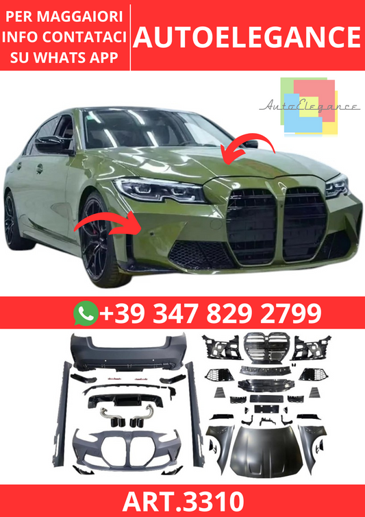 💫ART.3310 Bodykit BMW G20 LCI Look M3 2018+💫