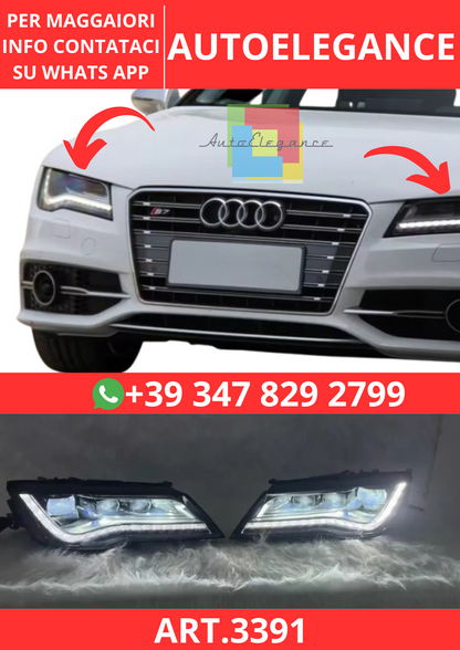 💫ART.3391 Set di fari a goccia LED di alta gamma Audi A7 2012-2015💫