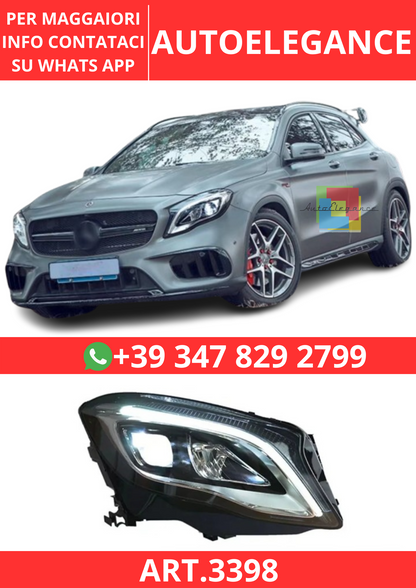 💫ART.3398 Set Fari Anteriori Daytime - Mercedes Benz GLA C180 C200 C220 15-19💫