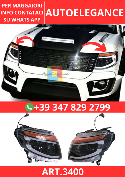 💫ART.3400 Set Fari LED DRL Ford Ranger T6 2012 2013 2014💫