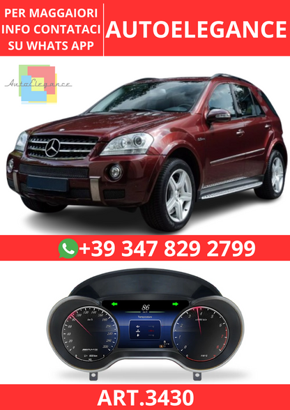 💫ART.3430 Cockpit virtuale digitale LCD per M. Benz ML GL GLE GLS W164 06-19💫