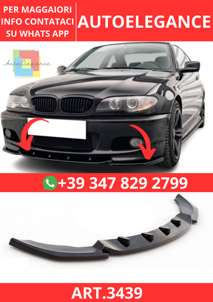 💫ART.3439 Splitter BMW 3 Series E46 / 2001 - 2006💫