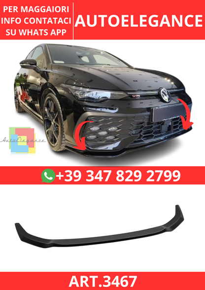 💫ART.3467 Splitter V.2 Volkswagen Golf Mk8 Facelift GTI / GTE / R-Line💫