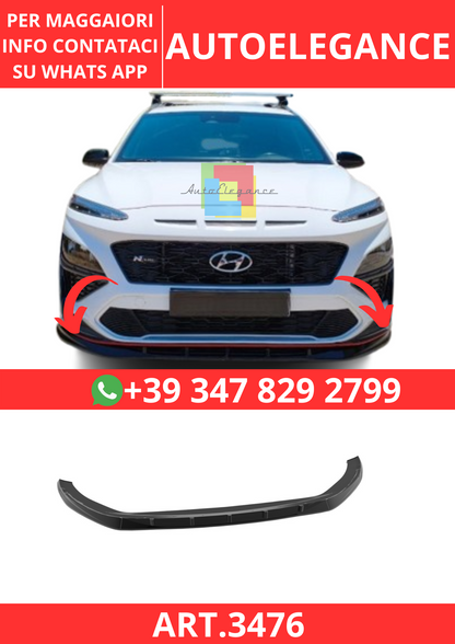 💫ART.3476 Splitter Hyundai Kona Ν / N-Line Mk1 Facelift 2020-2023💫