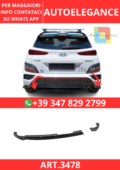 💫ART.3478 Diffusore Hyundai Kona N-Line Mk1 Facelift 2020-2023💫
