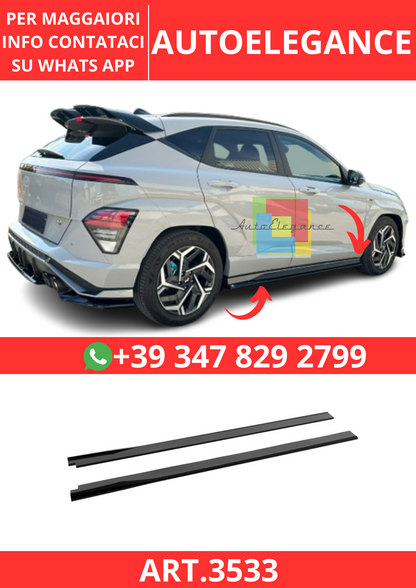💫ART.3533 Sotto Minigonne Hyundai Kona N-Line Mk2 2023+💫