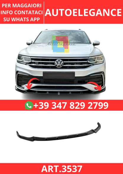 💫ART.3537 Splitter Volkswagen Tiguan R / R-Line Mk2 Facelift (2020-2024)💫