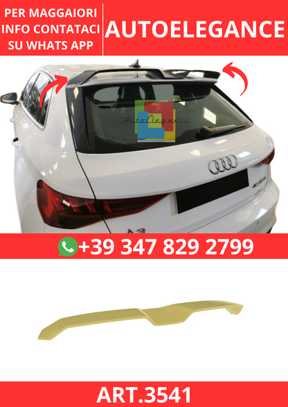 💫ART.3541 Spoiler Tetto Audi RS3 / S3 / A3 S-Line 8Y Sportback 2020-2024💫