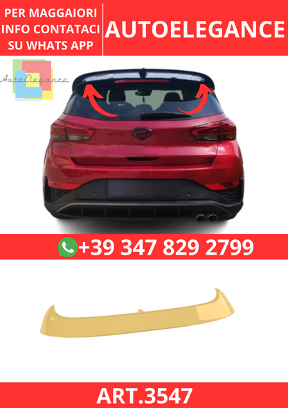 💫ART.3547 Spoiler Tetto Hyundai i30 Mk3 Hatchback 2016+💫