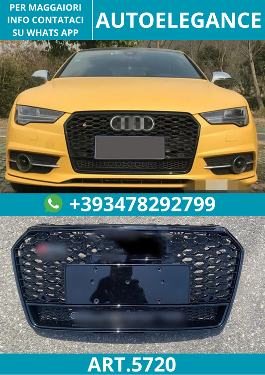 🔥ART.5720 GRIGLIA ANTERIORE RS7 A NIDO D’APE PER AUDI A7 / S7 2016–2018🔥