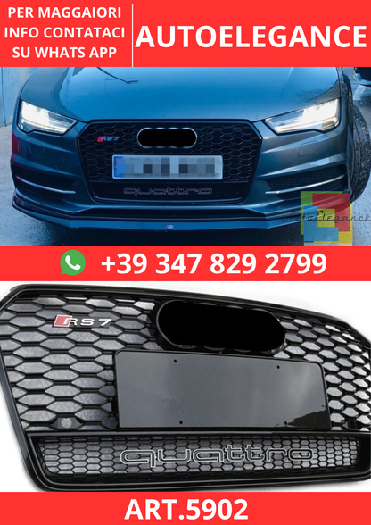 🔥ART.5902 GRIGLIA ANTERIORE RS PER AUDI A7 C7.5 / S7 2015–2018🔥