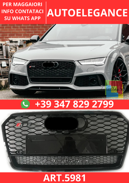🔥ART.5981 GRIGLIA ANTERIORE PER AUDI A7 C7.5 / S7 2015–2018🔥