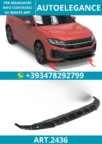 2436⭐Splitter anteriore adatto per Volkswagen Touran Mk3 Facelift R-Line 24+⭐