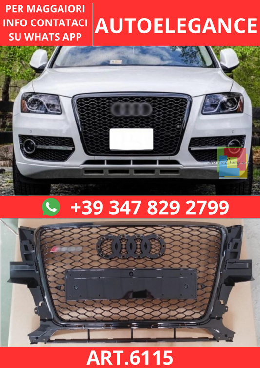 🔥ART.6115 GRIGLIA ANTERIORE RSQ5 A NIDO D’APE PER AUDI Q5 8R 2008–2012🔥