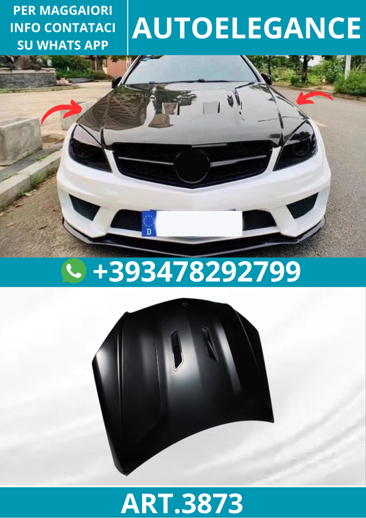 ART.3873 Cofano alluminio 507 AMG Look Mercedes Classe C (W204)  (2007-2011)