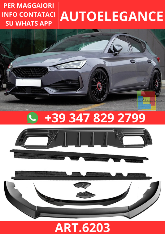 🔥ART.6203 BODYKIT COMPATIBILE CON CUPRA LEON MK1 2020–2024 V2🔥