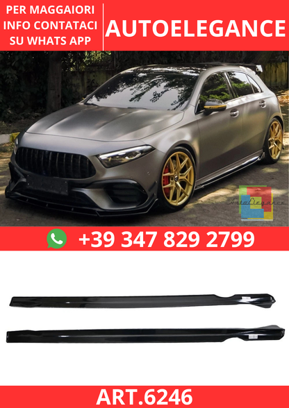 🔥ART.6246 MINIGONNE LATERALE PER MERCEDES CLASSE A A45 S W177 DAL 2019🔥