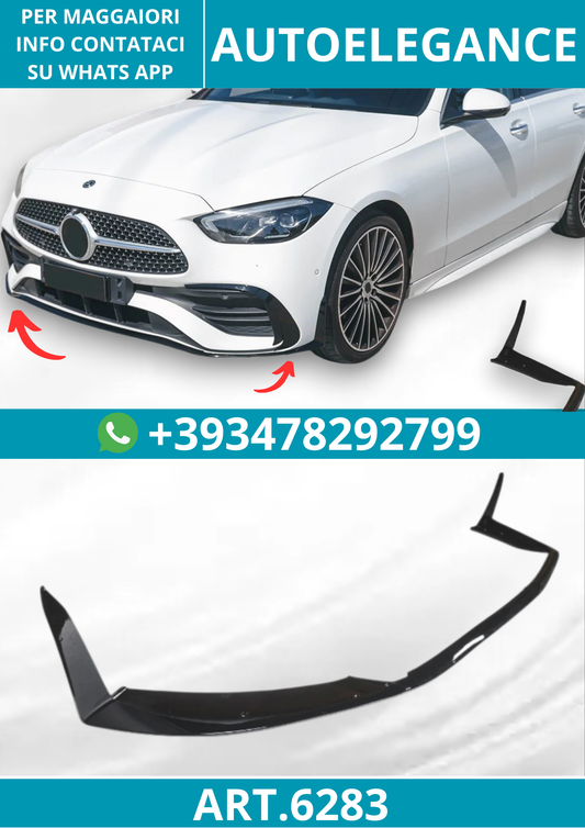 6283⭐Splitter adatto per Mercedes W206 S206 con AMG Line⭐
