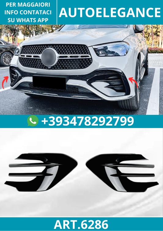 6286⭐splitter fendinebbia adatto per Mercedes C167 V167 GLE AMG 23+ Flift⭐