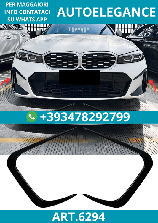 6294⭐SPOILER ANTERIORE FLAPS SPOILER adatto per BMW G20 G21 LCI dal 07/2022⭐