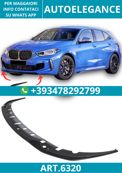 6320⭐Splitter adatto per BMW Serie 1 F40 F41 con pacchetto M-Sports⭐