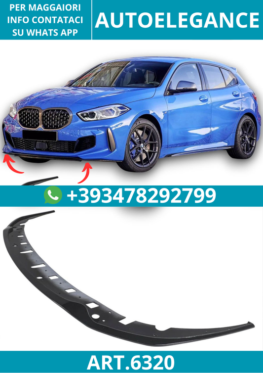 6320⭐Splitter adatto per BMW Serie 1 F40 F41 con pacchetto M-Sports⭐