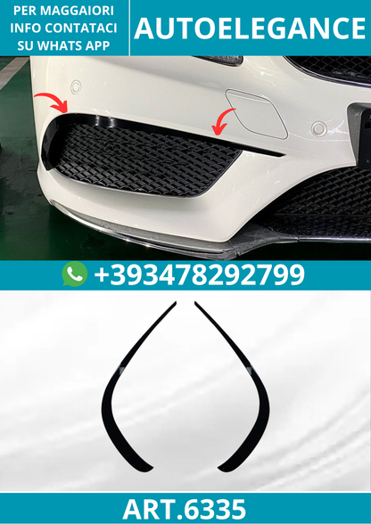 6335⭐SPOILER ANTERIORE FLAPS SPOILER adatto per Mercedes W207 Classe E 13-17⭐