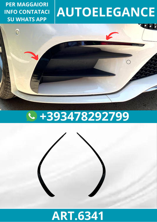 6341⭐SPOILER AERODINAMIC ADATTO PER MERCEDES C257 X257 CLS AMG LINE pre-flift ⭐