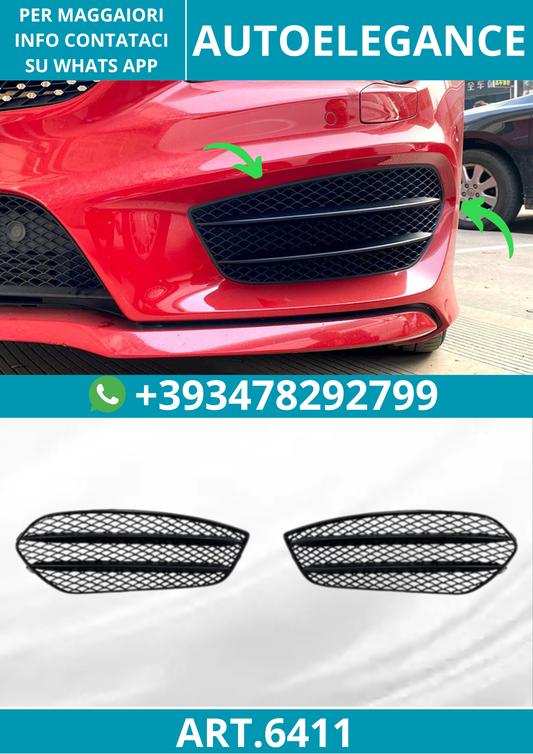 6411⭐Griglia fendinebbia adatta per Mercedes C117 X117 CLA (pre-flift)⭐