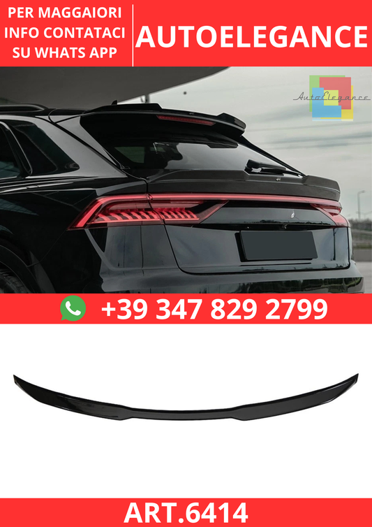 🔥ART.6414 SPOILER POSTERIORE COMPATIBILE CON AUDI RSQ8 / SQ8 / Q8 S DAL 2018🔥