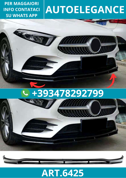 6425⭐Spoiler anteriore adatto per W177 V177 Classe A AMG Line + A35 AMG⭐