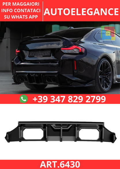 🔥ART.6430 DIFFUSORE POSTERIORE COMPATIBILE CON BMW M2 G87 DAL 2023🔥