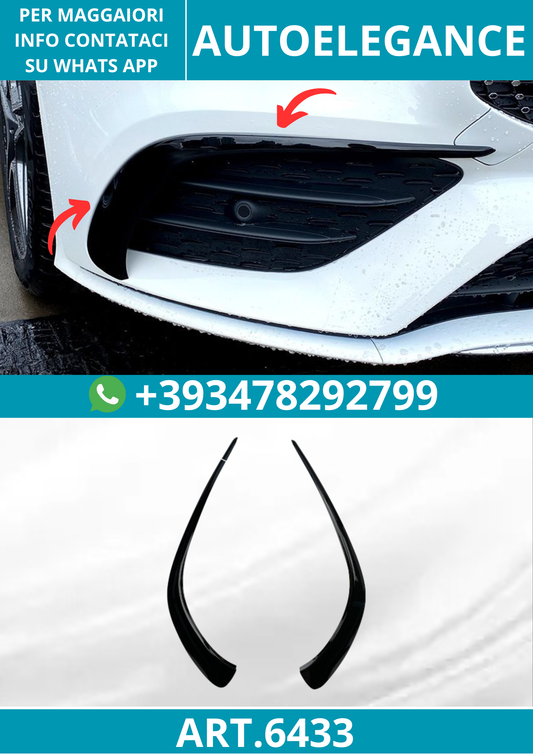 6433⭐SPOILER ANTERIORE FLAPS SPOILER adatto per Mercedes C118 classe CLA⭐