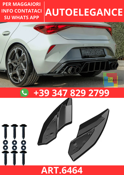 🔥ART.6464 SPLITTER POSTERIORE COMPATIBILE CON CUPRA LEON DAL 2020 V3🔥