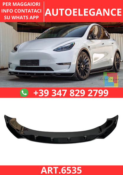 🔥ART.6535 SPOILER ANTERIORE ADATTO PER TESLA MODEL Y 2020–2025🔥