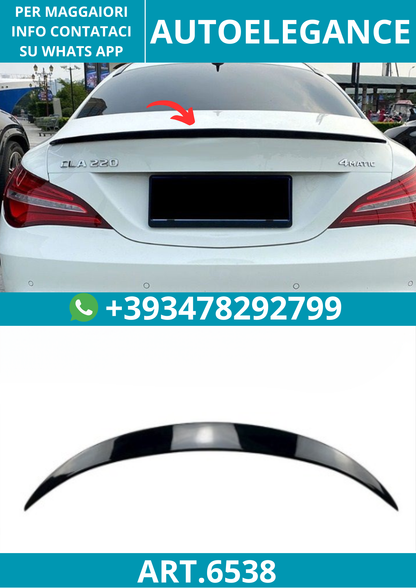 6538 ⭐SPOILER NERO LUCIDO Adatto per Mercedes C117 classe CLA⭐