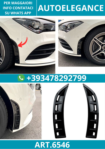 6546⭐PRESA D'ARIA VENTILAZIONE SPOILER ANTERIORE Adatto per Mercedes C118 CLA⭐