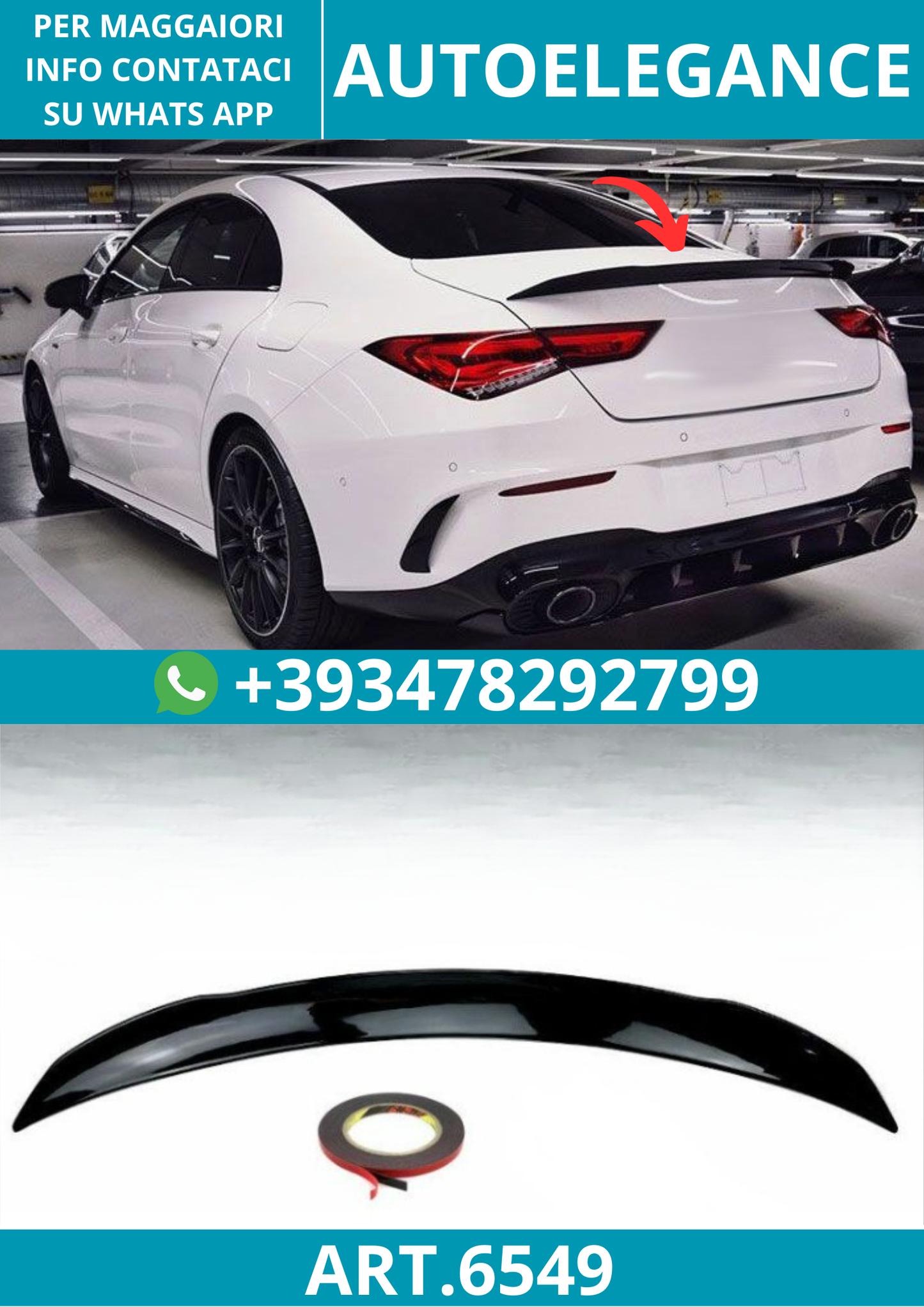 6549⭐PRESA D'ARIA VENTILAZIONE SPOILER ANTERIORE Adatto per Mercedes C118 CLA⭐
