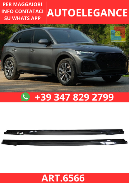 🔥ART.6566 MINIGONNE LATERALE ADATTO PER AUDI SQ5/Q5 S-LINE SUV MK2 2020–2024🔥